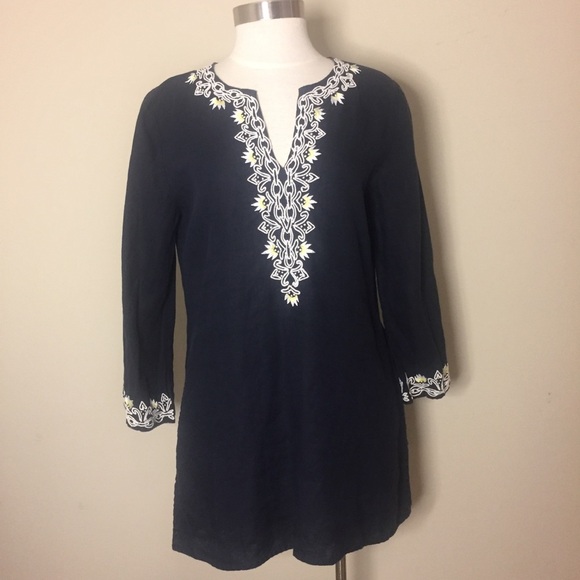 KAS Designs | Embroidered Tunic Dress. - Picture 1 of 8